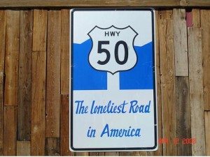 Hwy 50 loneliest road
