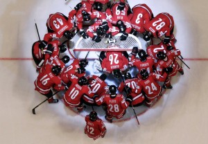 hockey huddle