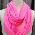 infinity scarf neon pink