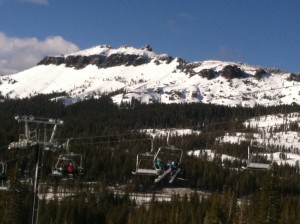 Chairlift & peak