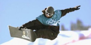 photo olympic snowboarder