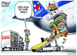 Will Hillary Clinton's Presidential campaign get off the ground with all of the added baggage?