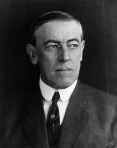 Woodrow Wilson during his first term as president. ca. 1910s