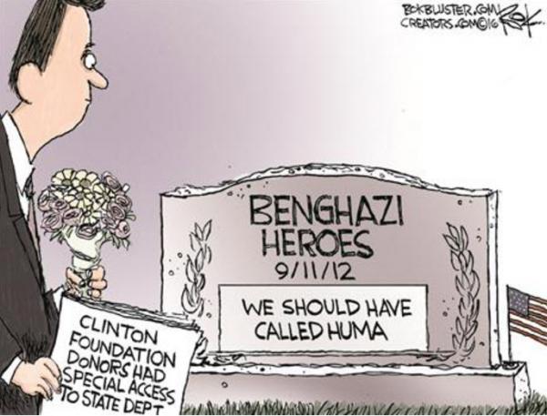 Benghazi political cartoon