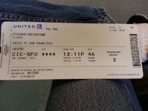 My boarding pass